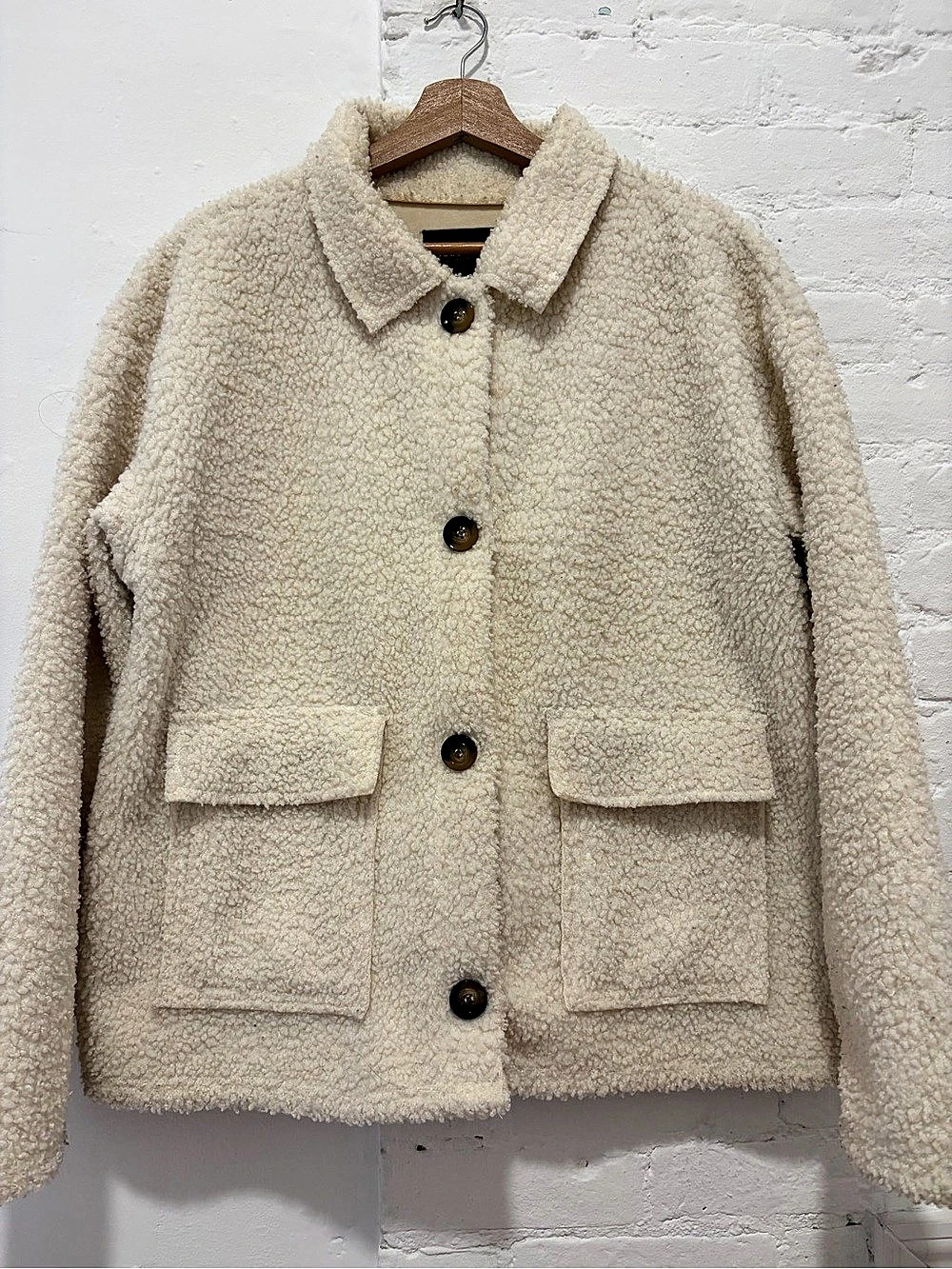 Sanctuary Teddy Jacket in Cream